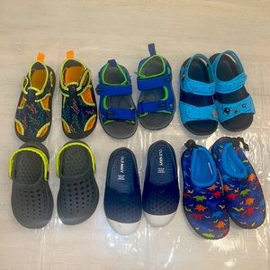 Boys summer shoes lot